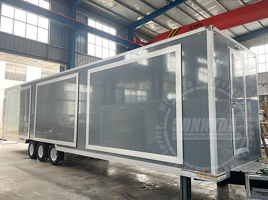 New Arrival Slide up Powder Mobile Trailer for Sale